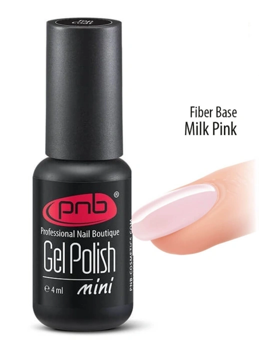 Файбер база PNB Fiber Base Milk Pink молочно-рожева 4 мл