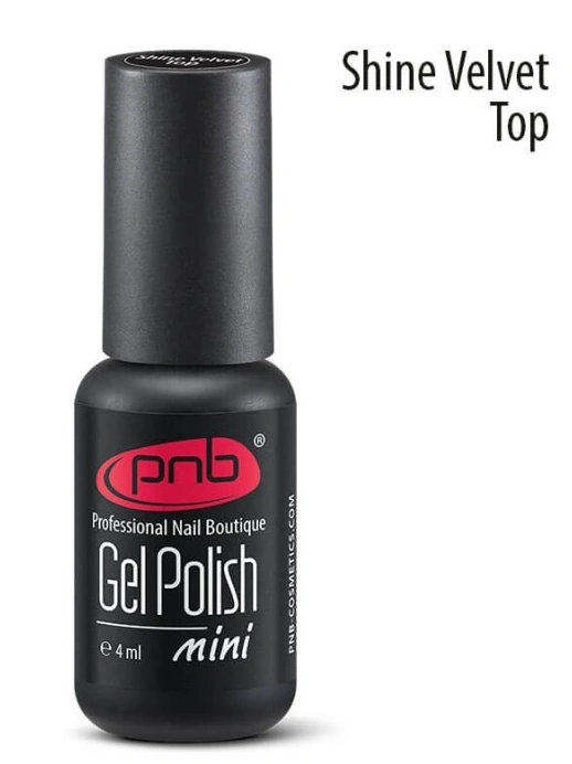 Матовий оксамитовий топ із шиммером PNB Shine Velvet Top No Wipe без липкого шару 4 мл
