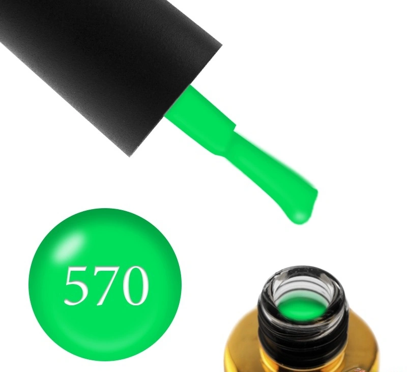 Гель-лак FOX Gel Polish Drinks №570 Mojito лайм, емаль 6 мл