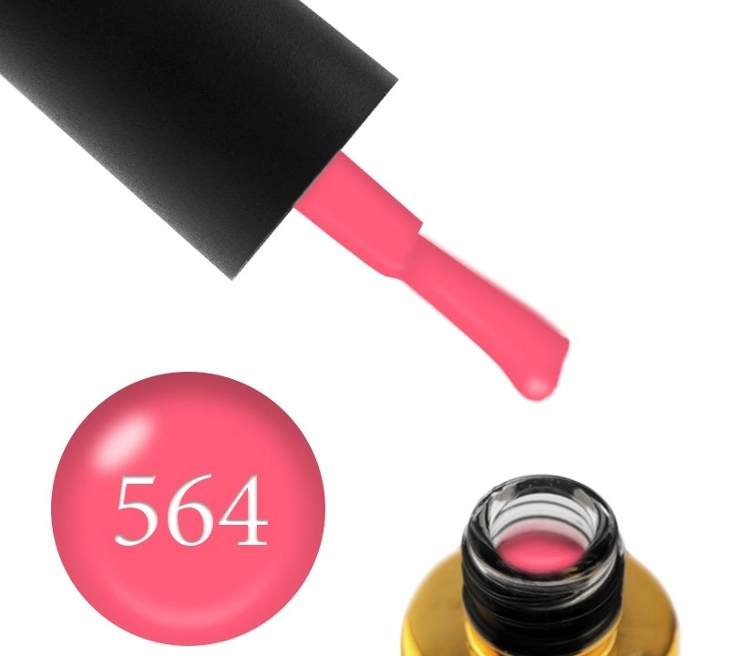 Гель-лак FOX Gel Polish Drinks №564 Wine насичено-рожевий, емаль 12 мл