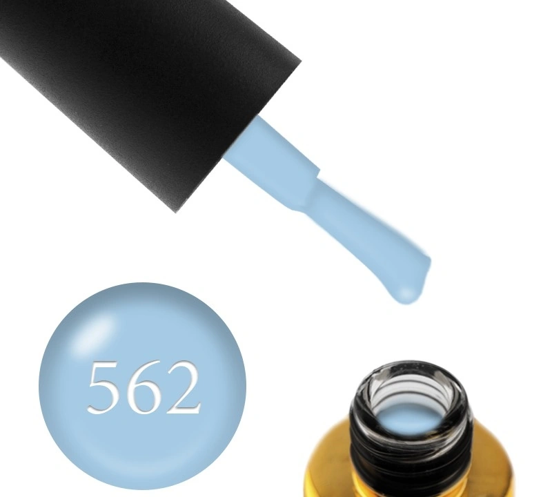 Гель-лак FOX Gel Polish Drinks №562 Water небесно-блакитний, емаль 12 мл