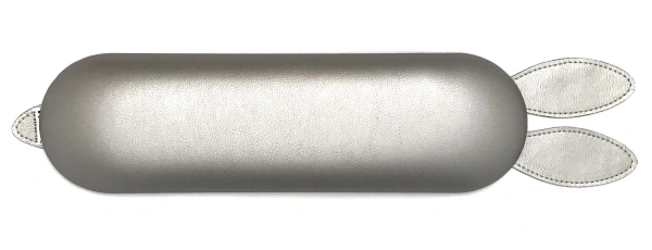 Підлокітник для манікюру Заєць Rainbowstore Armrest Rabbit Silver сріблястий
