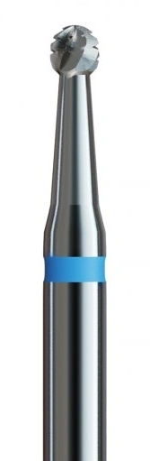 Фреза твердосплавна куля з поперечною насічкою Kodi Carbide Nozzle П№6 c500.104.697.002.018 синя, середній абразив 1.8 мм