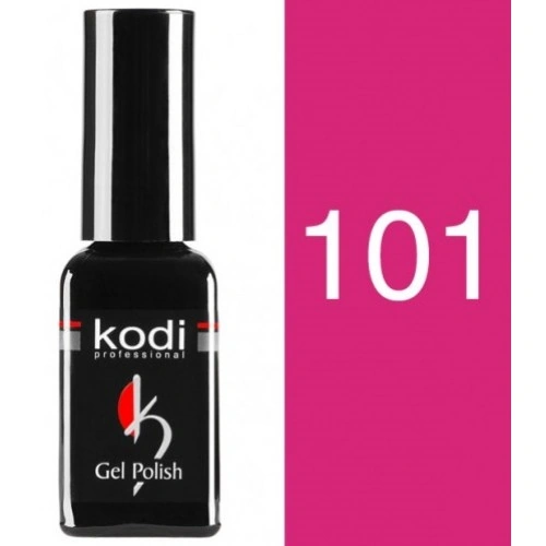 Гель-лак Kodi Гель лак №101 фуксія з фіолетовим відливом, легкий шиммер 12 мл