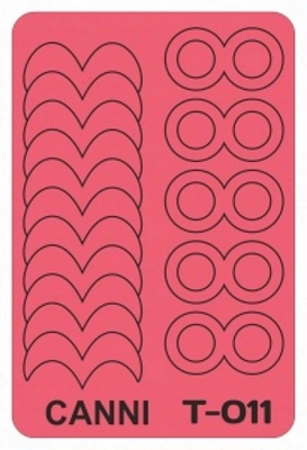 Трафарет для нігтів Canni Pattern T-011