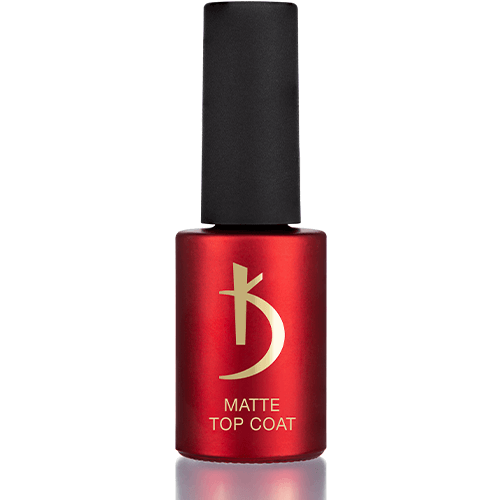 Верхнє матове покриття для гель лаку Kodi Matte Top Coat Glitter з сріблястим гліттером 7 мл