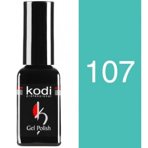Гель-лак Kodi Гель лак №107 чорно-зелений, емаль 12 мл