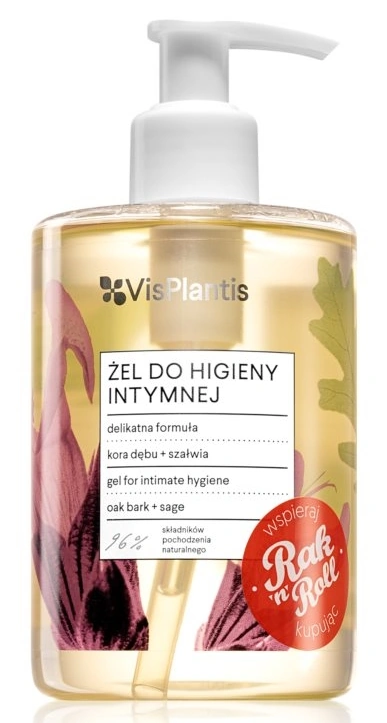 Гель для інтимної гігієни з корою дуба та шавлією Vis Plantis Herbal Vital Care Oak Bark & ​​Sage Gel 300 мл