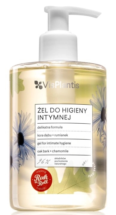 Гель для інтимної гігієни з корою дуба та ромашкою Vis Plantis Herbal Vital Care Oak Bark & ​​Chamomile 300 мл