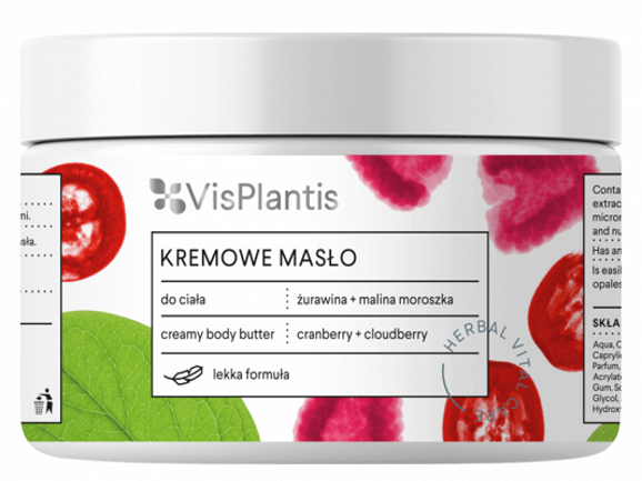 Vis Plantis Herbal Vital Care Creamy Butter Cranberry і Cloudberry 250 мл