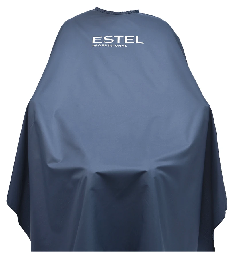 Перукарня накидка з логотипом Estel Professional Barber Cape Dewspo синя