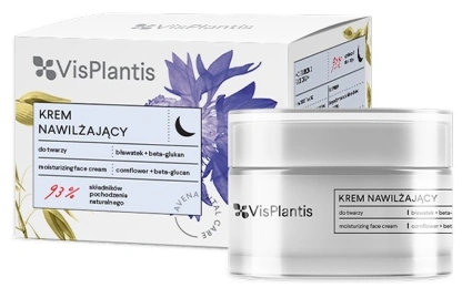 Нічний зволожуючий крем для обличчя Vis Plantis Avena Vital Care Nourishing Night Cream 50 мл