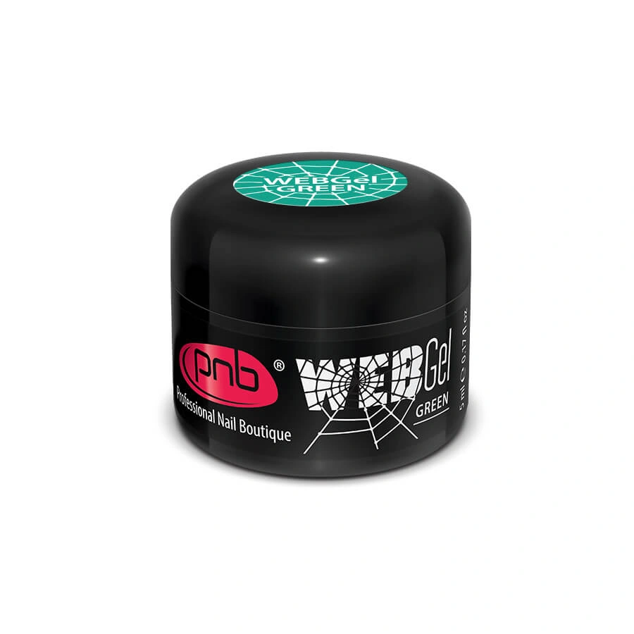 УФ/ЛІД гель-павутинка PNB UV/LED WebGel Green зелений 5 мл