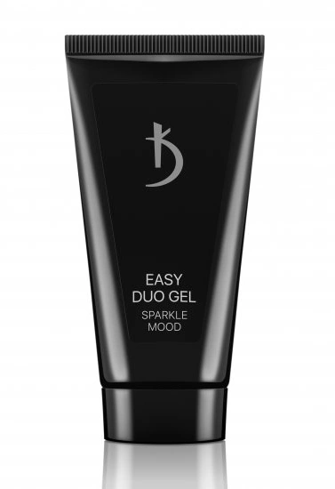 Акрил-гель Kodi Easy Duo Gel №3 Sparkle Mood рожево-бежевий з мерехтінням 30 г