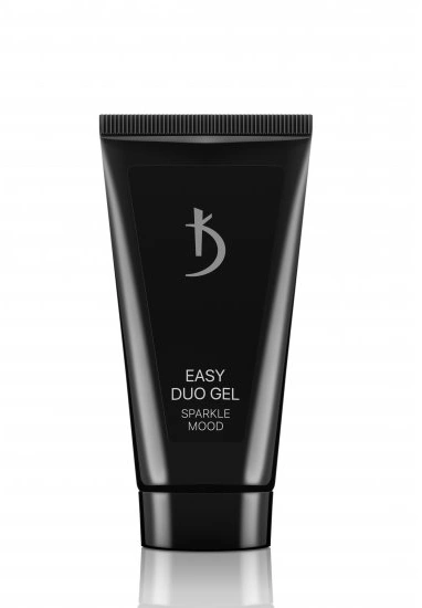 Акрил-гель Kodi Easy Duo Gel №2 Sparkle Mood ніжно-рожевий з мерехтінням 15 г