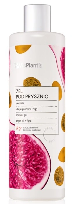 Гель для душу з маслом аргани та екстрактом інжиру Vis Plantis Herbal Vital Care Shower Gel Argan Oil + Figs 400 мл
