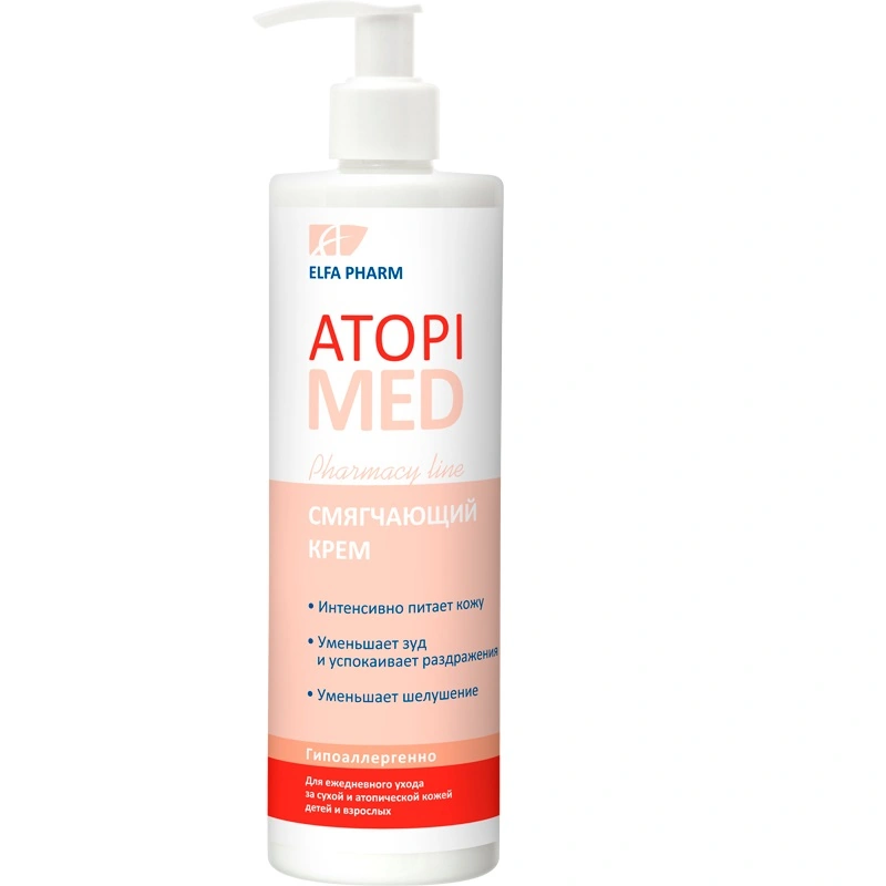 Пом`якшуючий крем Elfa Pharm Atopi Med Body Cream 400 мл