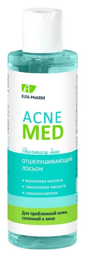Відлущуючий лосьйон для обличчя Elfa Pharm Acne Med Exfoliating Lotion 200 мл