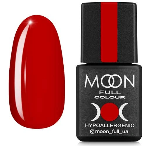 Гель-лак MOON FULL Color Gel Polish №137 класичний червоний, емаль 8 мл