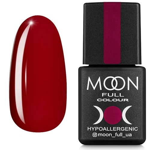 Гель-лак MOON FULL Color Gel Polish №143 вишневий, емаль 8 мл