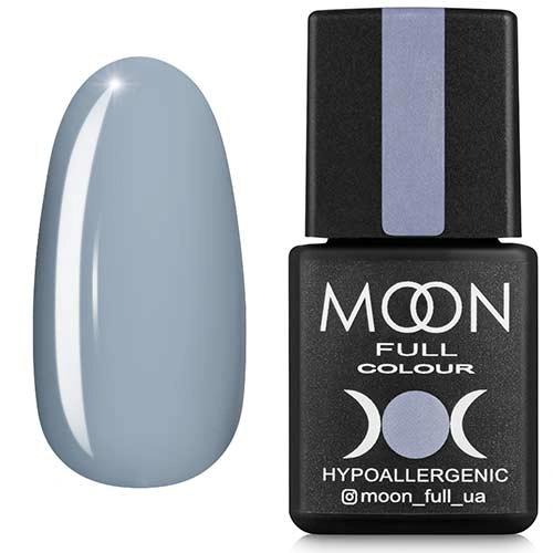 Гель-лак MOON FULL Color Gel Polish №148 блакитна сталь, емаль 8 мл