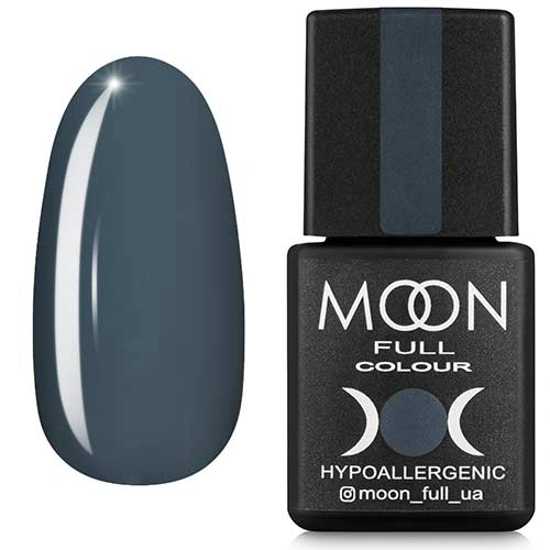 Гель-лак MOON FULL Color Gel Polish №151 сірий, емаль 8 мл
