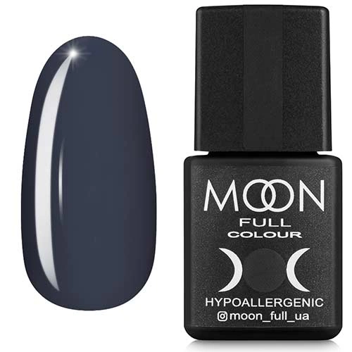 Гель-лак MOON FULL Color Gel Polish №152 темно-сірий, емаль 8 мл