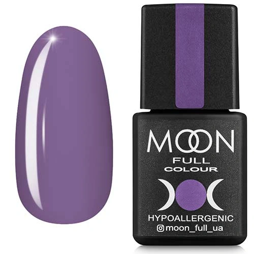 Гель-лак MOON FULL Color Gel Polish №159 пастельний фіолетовий, емаль 8 мл