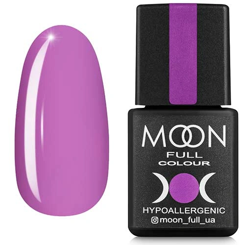 Гель-лак MOON FULL Color Gel Polish №162 пастельний бузковий, емаль 8 мл