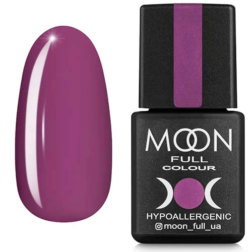 Гель-лак MOON FULL Color Gel Polish №165 геліотроп бузковий, емаль 8 мл