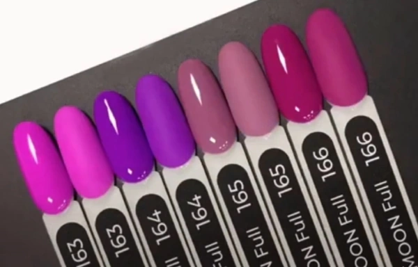 Гель-лак MOON FULL Color Gel Polish №165 геліотроп бузковий, емаль 8 мл