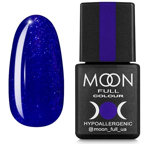 Гель-лак MOON FULL Color Gel Polish №173 ультрамариновий із шиммером 8 мл