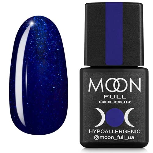 Гель-лак MOON FULL Color Gel Polish №174 сапфір із шиммером 8 мл