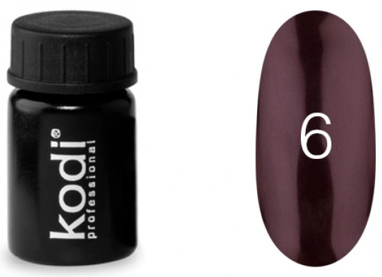 Гель-фарба без липкого шару Kodi Gel Paint №6 темно-фіолетовий, емаль 4 мл