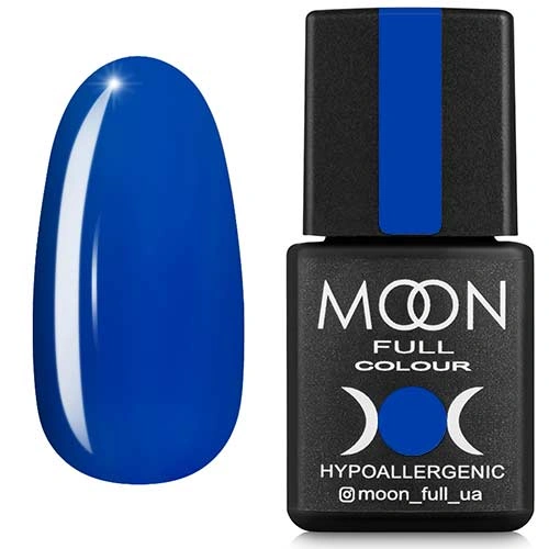 Гель-лак MOON FULL Color Gel Polish №181 королівський синій, емаль 8 мл
