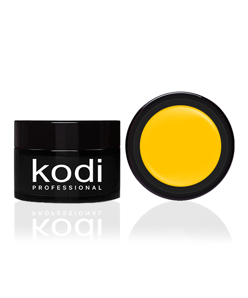Гель-фарба без липкого шару Kodi Gel Paint №7 жовтий, емаль 4 мл