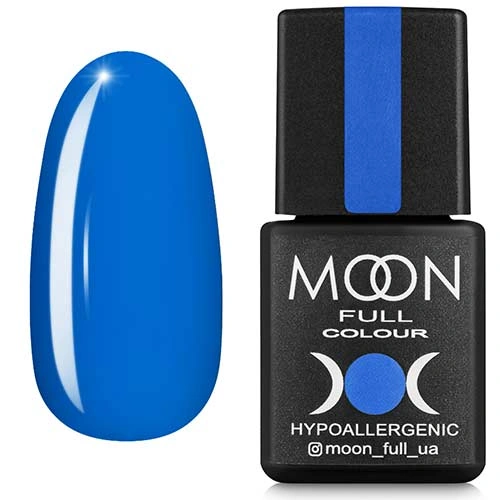 Гель-лак MOON FULL Color Gel Polish №182 блакитний, емаль 8 мл