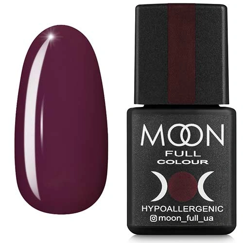 Гель-лак MOON FULL Color Gel Polish №191 темний каштан, емаль 8 мл