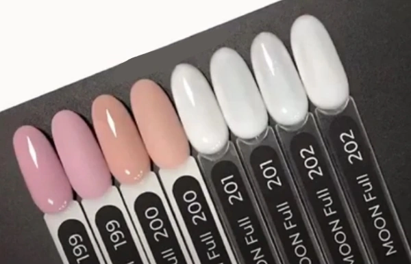 Гель-лак MOON FULL Color Gel Polish №201 білий напівпрозорий, емаль 8 мл
