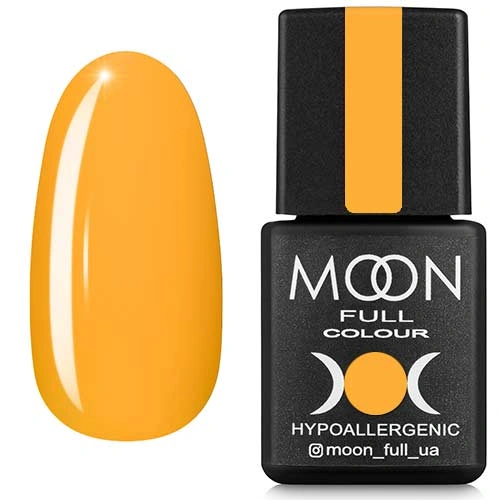 Гель-лак MOON FULL Color Gel Polish №203 шафрановий, емаль 8 мл