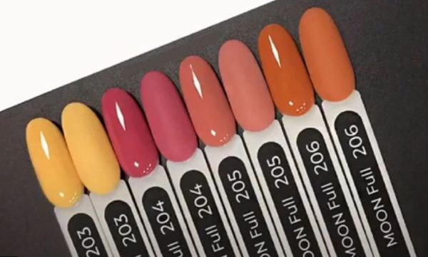 Гель-лак MOON FULL Color Gel Polish №205 імбірний, емаль 8 мл