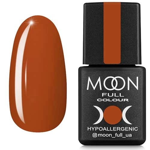 Гель-лак MOON FULL Color Gel Polish №207 теракотовий, емаль 8 мл