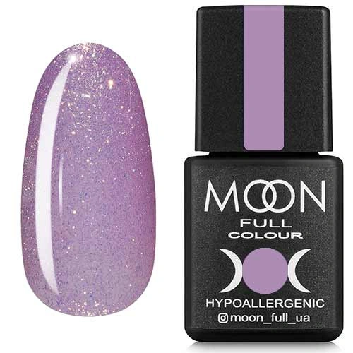 Гель-лак MOON FULL Color Gel Polish №305 світло-бузковий із золотистим шиммером 8 мл