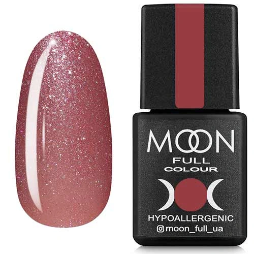 Гель-лак MOON FULL Color Gel Polish №308 приглушений рожевий із шиммером 8 мл