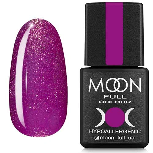 Гель-лак MOON FULL Color Gel Polish №309 крокус із дрібним золотистим шиммером 8 мл
