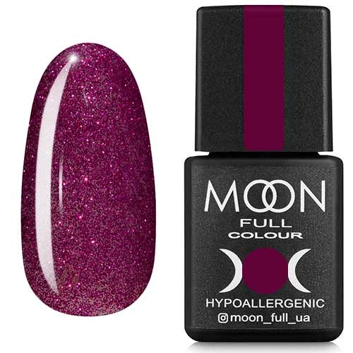 Гель-лак MOON FULL Color Gel Polish №310 бордово-рожевий із шиммером 8 мл