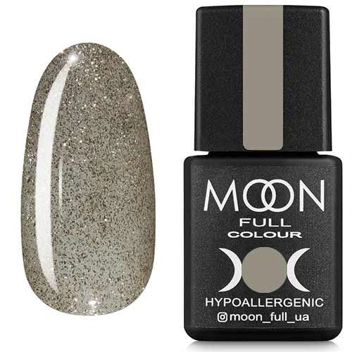 Гель-лак MOON FULL Color Gel Polish №329 перлинний із сріблястим шиммером 8 мл