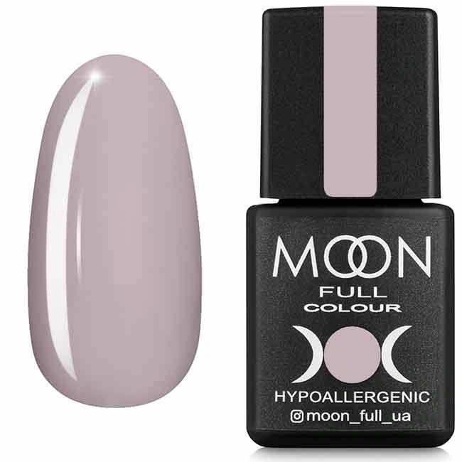 Гель-лак MOON FULL Color Gel Polish №602 ніжний бежево-бузковий, емаль 8 мл