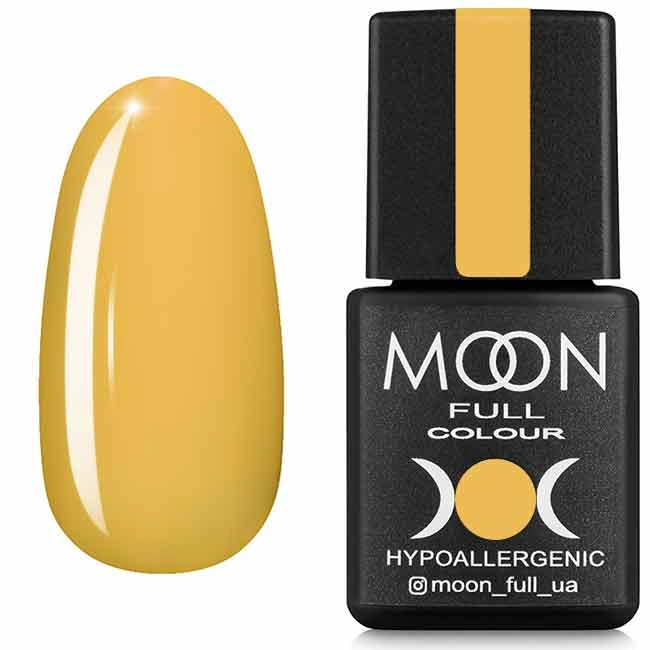 Гель-лак MOON FULL Color Gel Polish №610 жовтий каррі, емаль 8 мл