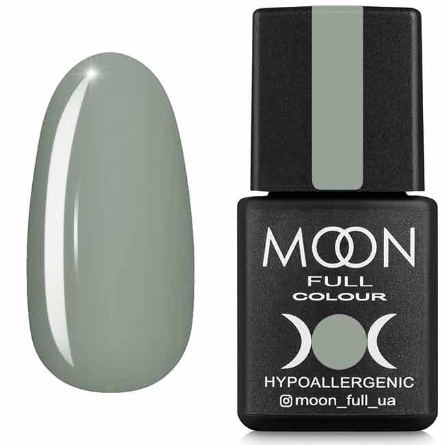Гель-лак MOON FULL Color Gel Polish №625 оливковий сірий, емаль 8 мл